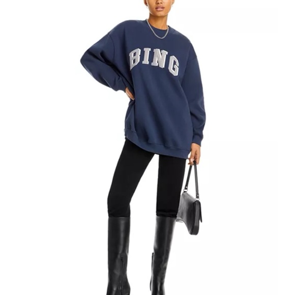 Anine Bing Tyler Logo Sweatshirt - Picture 2 of 5